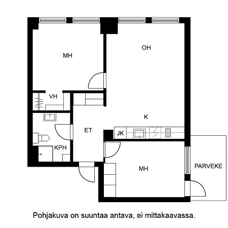 2br At Downtown With Balcony - Great Location * Tampere